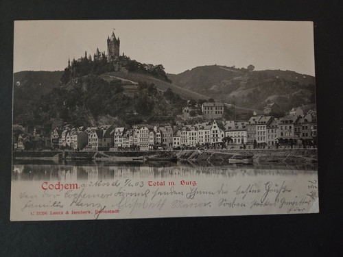 Cartolina cochem totel - totel, con